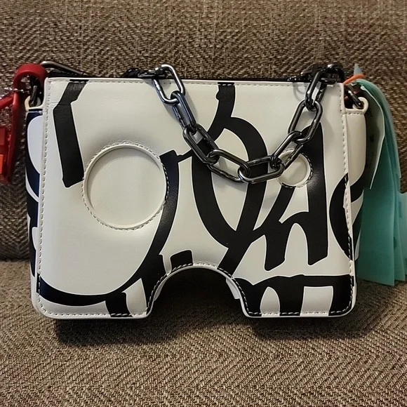 Black and White Designer Women's Bag NWT